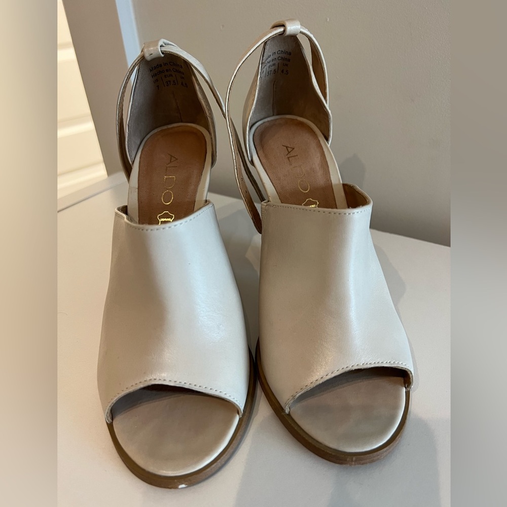 ALDO Women sandals Leather size 7 - Picture 5 of 5